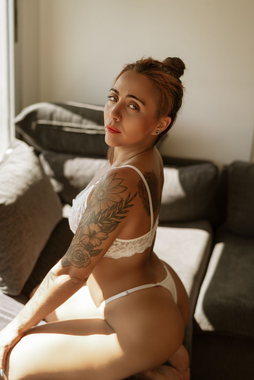 Mujer en lencería